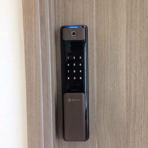 Khóa Cửa Vân Tay Solity GSP-2000BK BZ (Màu đồng)