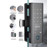 Khóa điện tử cửa kính IBC C10 Pro