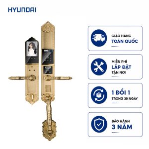 Khóa vân tay tân cổ điển Hyundai HY-SLC8818gold