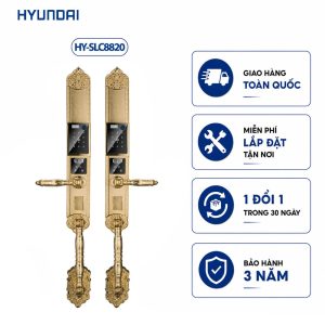 Khóa vân tay tân cổ điển Hyundai HY-SLC8820 Gold